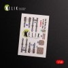KELIK K48075 Messerschmitt Me-410 A1 interior 3D decals for Meng Model kit 1/48